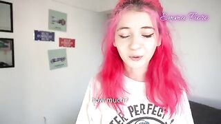 The babysitter got naughty with my cock and swallowed my cum