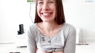 Hot girls in a compilation trying not to cum too fast