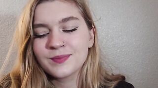 A girl tried to study but her boyfriend had other plans for the evening