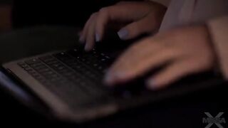 A girl broke her phone and called her stepfather to get it repaired