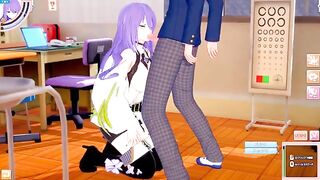 Hentai Game Koikatsu! Big tits Moona Hoshinova's 3DCG action