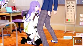 Hentai Game Koikatsu! Big tits Moona Hoshinova's 3DCG action