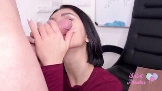 I tried to focus on work while a student got intimate with me