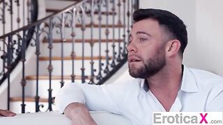 The beauty arranged a sexy surprise for her boyfriend with EroticaX