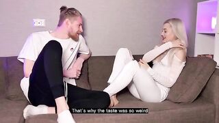 She accidentally smoked step bro's weed and had to apologize in a steamy scene