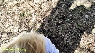 A walk in nature can end with a lot of sperm