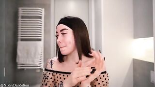 A girl woke up with a stranger in her bed and got fucked hard again