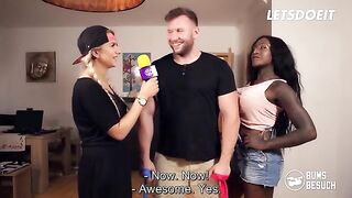 Ebony pornstar Josy Black gives a fan the fuck of his life in a steamy scene