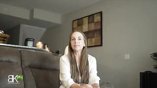 Pervert Mom Kymber Leigh shares a couch with stepson