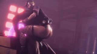Blacked compilation with the hottest Fortnite girls in intense scenes