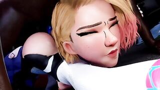 Blacked compilation with the hottest Fortnite girls in intense scenes