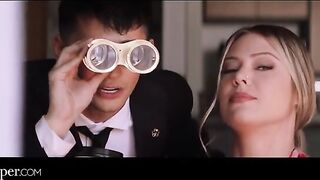 Avery from Deeper watches as her cheating neighbor gets caught