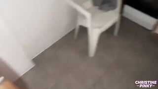 Sexy brunette gets fucked on the kitchen table