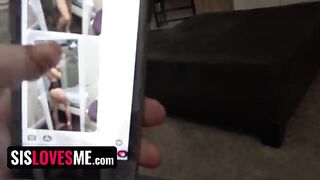 Pervert guy fucked his step sister with plump tits and huge boobs hard