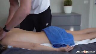 Will she have sex with her new client or just give him a massage?