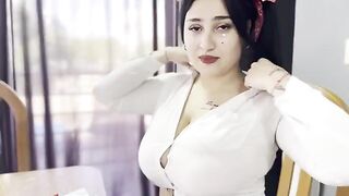 The girl is too lazy to learn math, so she fucks the teacher