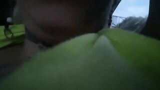 Katty Blake got banged hard in a moving car in the streets of Bucaramanga