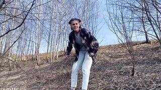 A camping trip with a hot girl is the best adventure