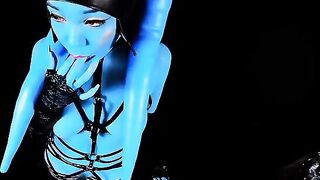 Alien Twi'lek slut training with Star Wars parody twist