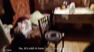 The guy picked up a whore and fucked her in an abandoned house, just like in the wild stories shared on channels like Dirty Talk