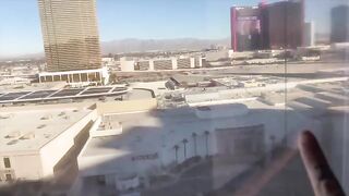 A man had a steamy encounter with his ex at the hotel in Las Vegas