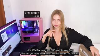 A hot girl tried to get a discount and had rough sex with Californiababe