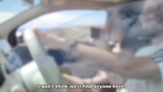 Passer-by gets his dick jerked off by a stranger in public