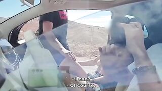 Passer-by gets his dick jerked off by a stranger in public