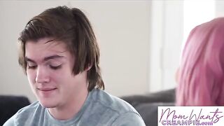 The stepson fulfilled the wildest fantasies of sexy MILF Aaliyah Love in an unforgettable scene