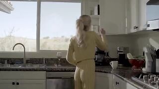A blonde babe cheats on her wife and gets fucked hard in this steamy scene