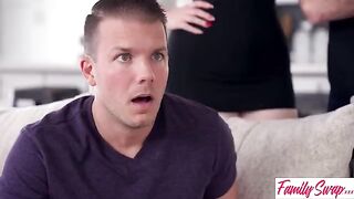 Molly Little tells Swapbro, "eww, Stop rubbing your dick all over me!" - A playful exchange that’s more teasing than taboo