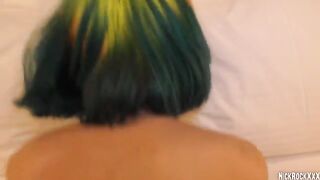 Rainbow teen gets fucked hard on her 18th birthday