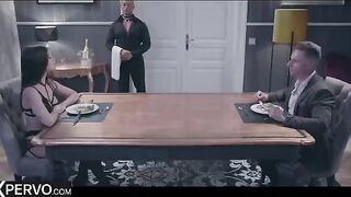 Clea Gaultier is the main course for a swinger couple’s dinner