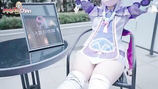 Thick Thighs Lewd Massage Qiqi Gets Her Pussy Full of Cum in 60fps