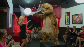 Hoes in the club, sucking dicks with reckless abandon, brought to you by Dancing Bear