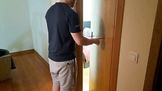 The stepson roughly fucked his stepmom with big tits