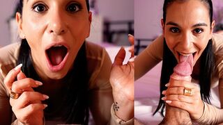 A huge dick in my throat, begging for cum, with intense ASMR joy