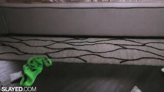 Fit girls Vanna and Alexis have lesbian sex with a dildo