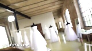 First timer Liya Silver gets married and fucked on cam