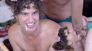 First-time anal story revealed with intense, close-up action and massive loads
