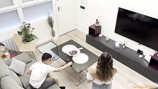 I got caught by my stepsis while masturbating, but she didn’t mind helping me out