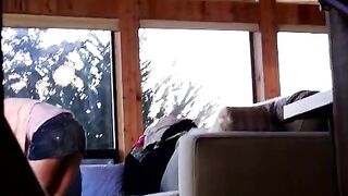 Two friends shared cock and cum with Leia in a steamy scene