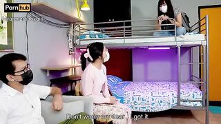 A real womanizer, mya mya Myanmar cheats on her Japanese husband in an intense threesome
