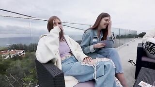 We met the neighbors and joined their outdoor orgy in a public place