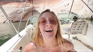 Public boat sex with Molly Pills on a vacation adventure