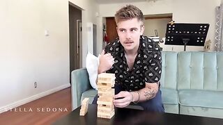 Two guys fucked two girlfriends on the bed, a wild scene