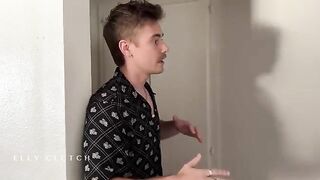 Two guys fucked two girlfriends on the bed, a wild scene