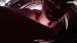 Stepbro took advantage of stepsis getting stuck in the washing machine