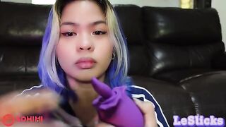 Naughty Filipino girl masturbates using her Sohimi Rose vibrator