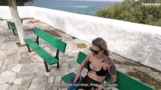 A hot chick cheated on her fiancé 3 days before the wedding in Greece